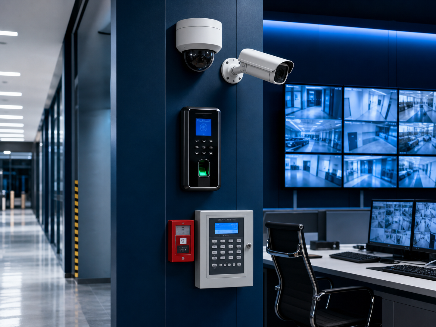 Sistema CCTV y control de acceso